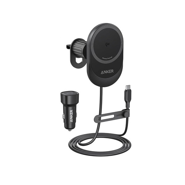 Anker MagSafe Car Charger 15W Qi2 With 360° Phone Holder Model No. B2932111