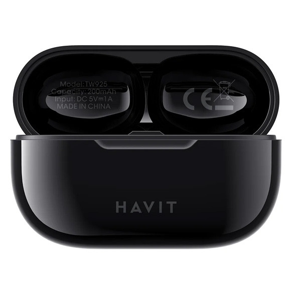 Havit True Wireless Stereo Earbuds, Black Color, Model No. TW925