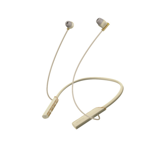 Oraimo Necklace Lite Call Vibration Wireless Headphones, Beige Color, Model No. OEB-311