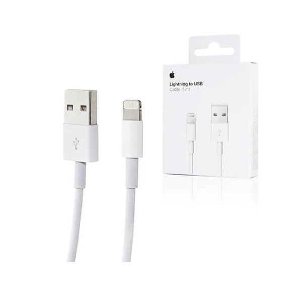 Apple USB to Lightning Cable 1m, White Color, Model No. A1480
