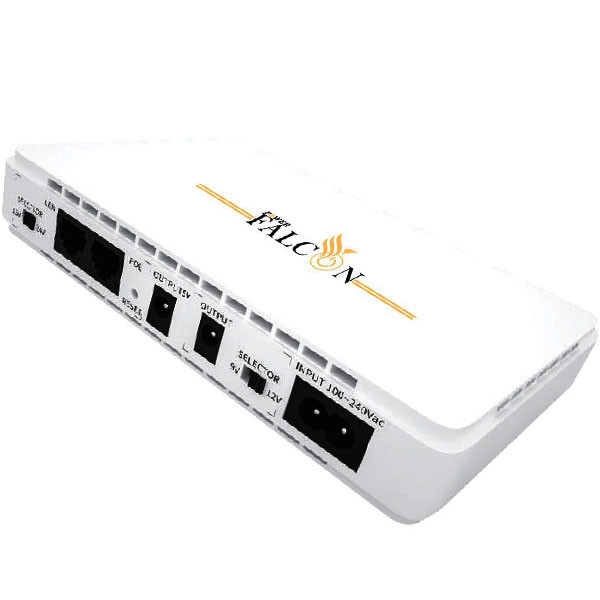 Falcon Mini DC UPS, Model No. POE-430P