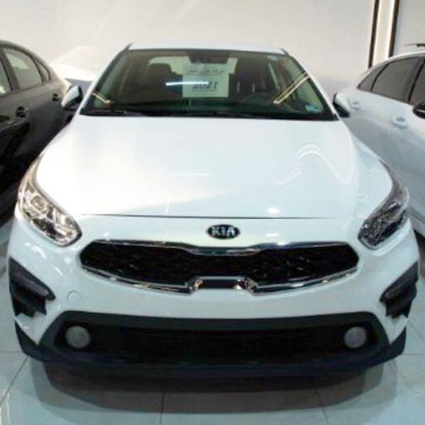 KIA Forte 2021 GT Line, White Color, USED