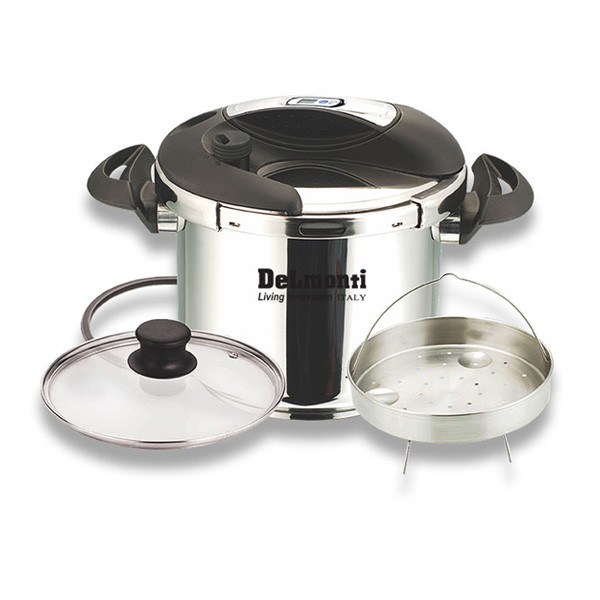 DeLmonti Stainless Steel Pressure Cooker 6Lt Model No. DL1030A