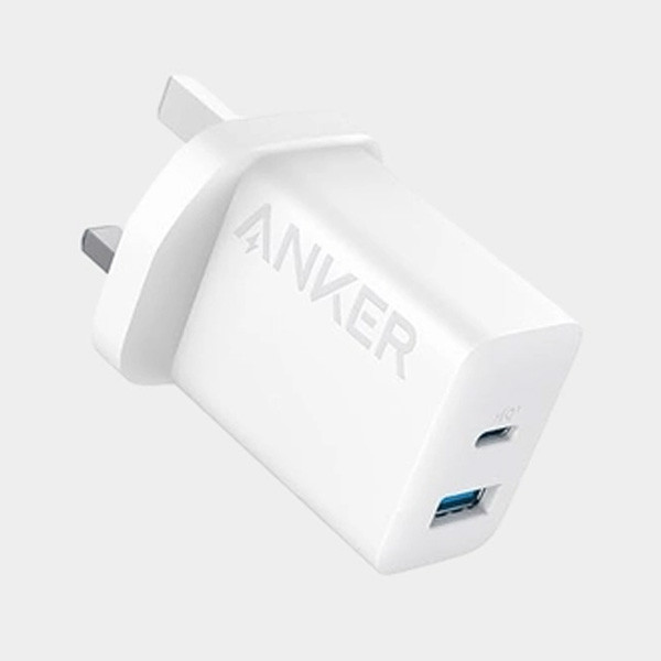 Anker Select 20W 2-Port Charger With USB-C Cable 5ft White Color, Model No. B2348K21