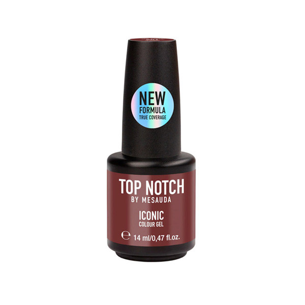Mesauda Top Notch Semi-Permanent Nail Polish, 14ml Model No. Iconic 261 Hot Cocoa