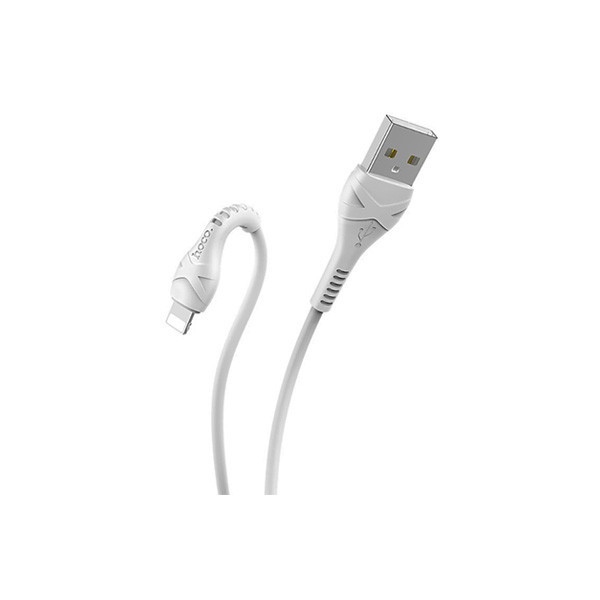 Hoco Anti-Bending Safe&Soft Charging Data Cable For iPhone 2.4A Model No. X37
