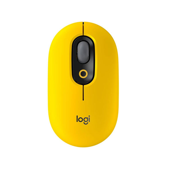 Logitech Wireless Mouse with Customizable Emoji Model in Various Colors Model No. POP MOUSE