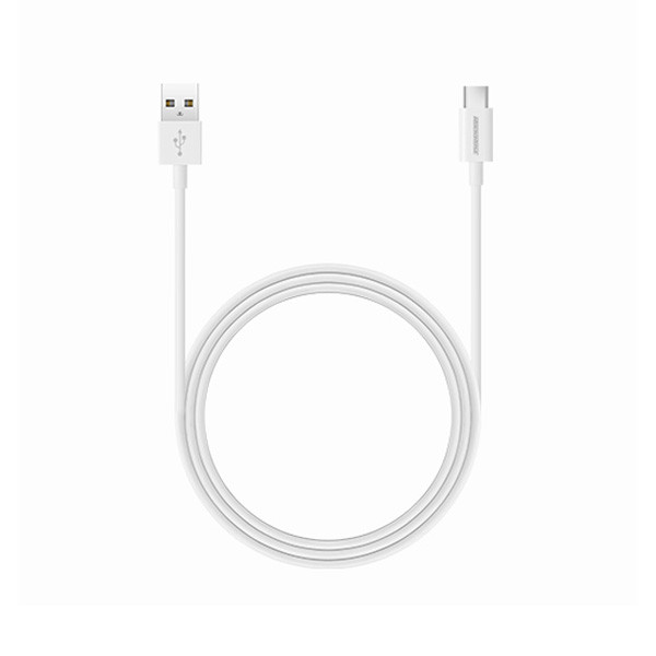 Rockrose Zeta USB to Type-C Cable, 1m, White Color Model No. RRCS02C