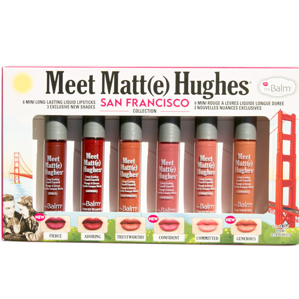The Balm Cosmetics Meet Matt(e) Hughes 6-pc Mini Kit SF Collection