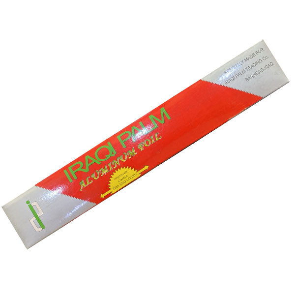 Iraqi Palm One Use Aluminium Foil for Hookah, Improved Carton with End Locks