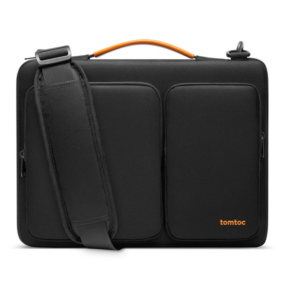 Tomtoc Defender A42 Messenger Bag 15.6", Black Color, Model No. A42E1D1
