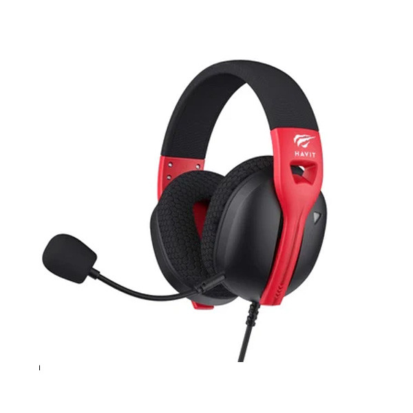 Havit Wired Gaming Headphone, Black & Red Color, Model No. Fuxi-H5d