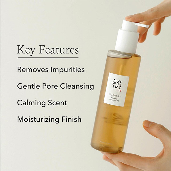 Ginseng Cleansing Oil with Soy Oil & Ginseng Cleansing Oil