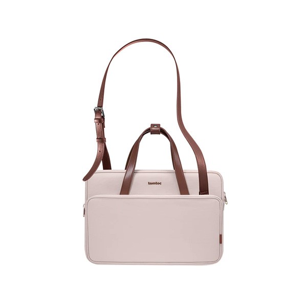 Tomtoc Versatile-A12 Laptop Shoulder Bag Blush Pink 13.5-14", Blush Pink Color, Model No. A12D3P1