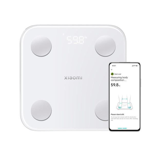 Xiaomi Mi Body Composition Scale, White Color, Model No. S400