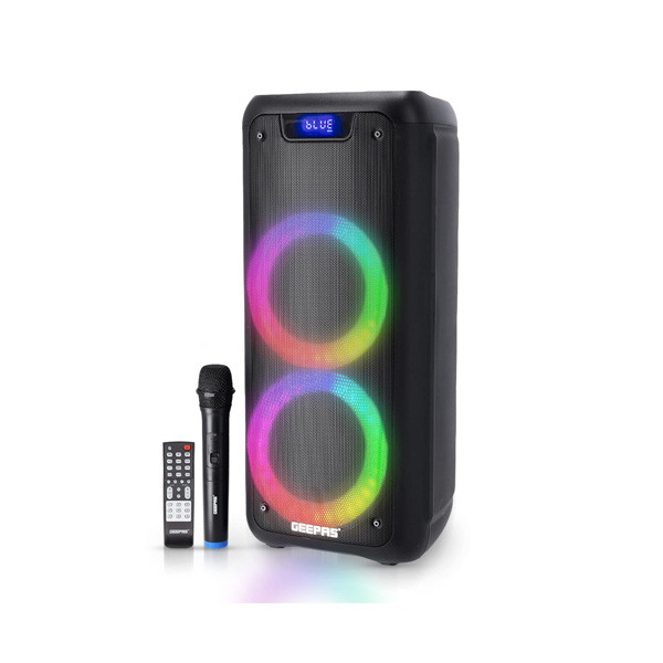 Geepas Professional Speaker-4 Rech Port Spkr/Usb/Fm/Bt/Mic/Rmt/Tws 1x1, Model No. GMS11168