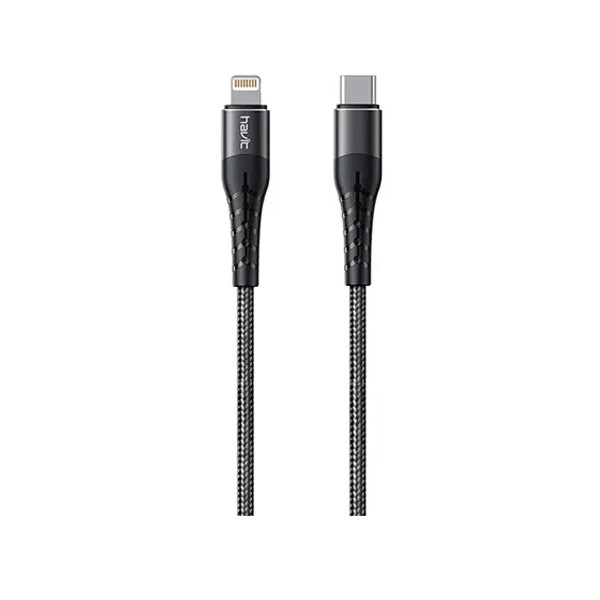 Havit USB-C to LTG 30W Cable 1.2m, Black Color, Model No. HV-RH14