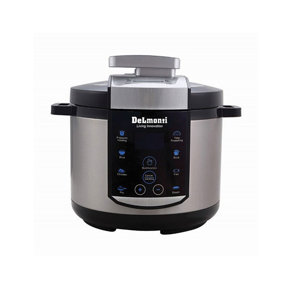DeLmonti Digital Pressure & Rice Cooker 6Lt, 1000W, 13 In 1, Model No. DL680