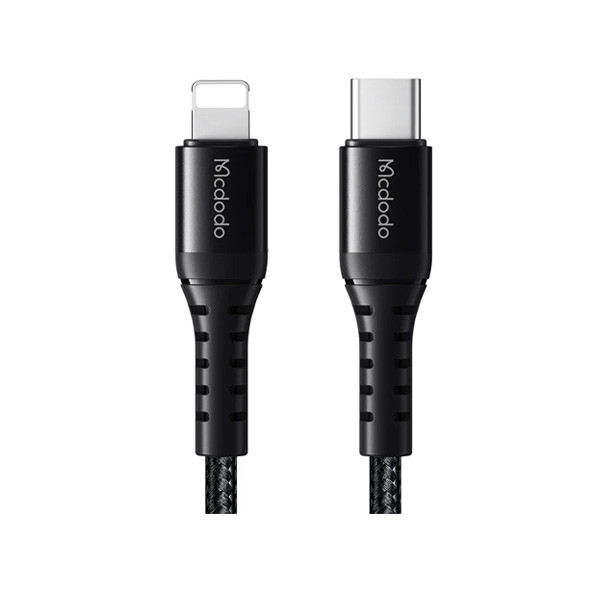 Mcdodo 36W USB-C to Lightning Cable 1m Fast Charging, Black Color