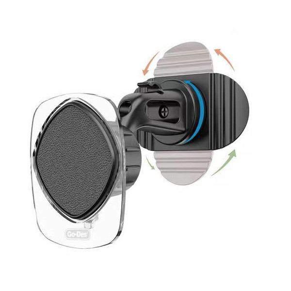 Go-Des 360 Adjustable Dual Folding Car Mount Magnetic Phone Holder Model No. GD-HD935