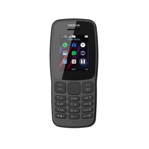 Nokia 106, Dual Sim, Black Color