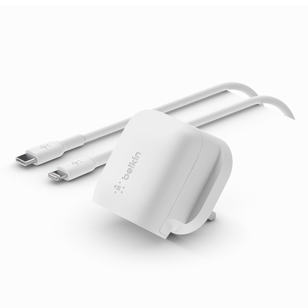 Belkin BoostCharge USB-C Wall Charger 20W+ 1m USB-C Cable Model No. WCA006my1MWH-B6