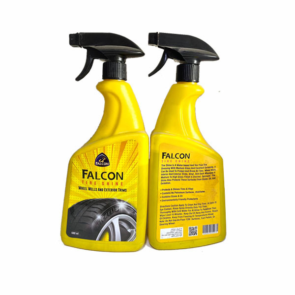 Falcon Tire Shining Spray, Wheel Wells & Exterior Trims, 680ml