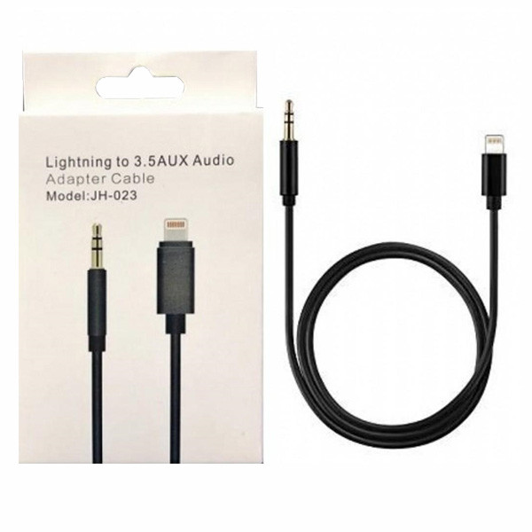 OEM Lightning to 3.5AUX Audio Adapter Cable Model No. JH-023