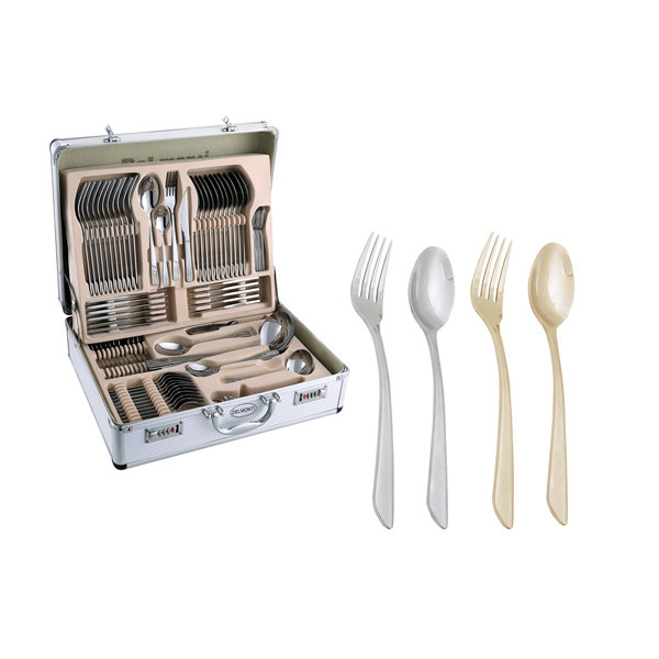 DeLmonti Stainless Steel Cutlery Set 138Pcs Model No. DL1300