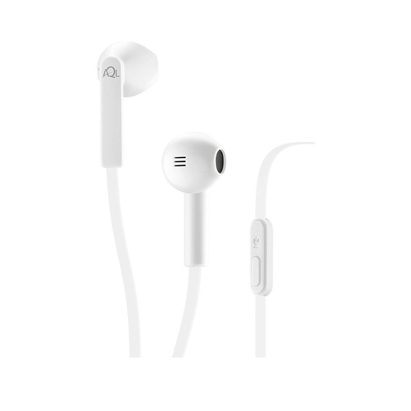 Cellularline Loud Stereo Egg-Capsule Headset, White Color