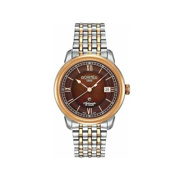 Roamer R-Matic Automatic Two Tone Stainless Steel Bracelet Ladies Watch Model No. 957660496390