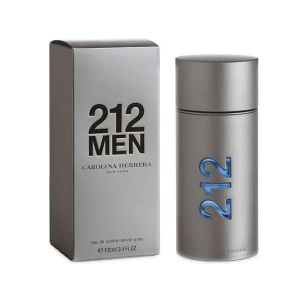 Carolina Herrera 212 Eau De Toilette Spray, for Men, 3.4 Fl. Oz, 100ml