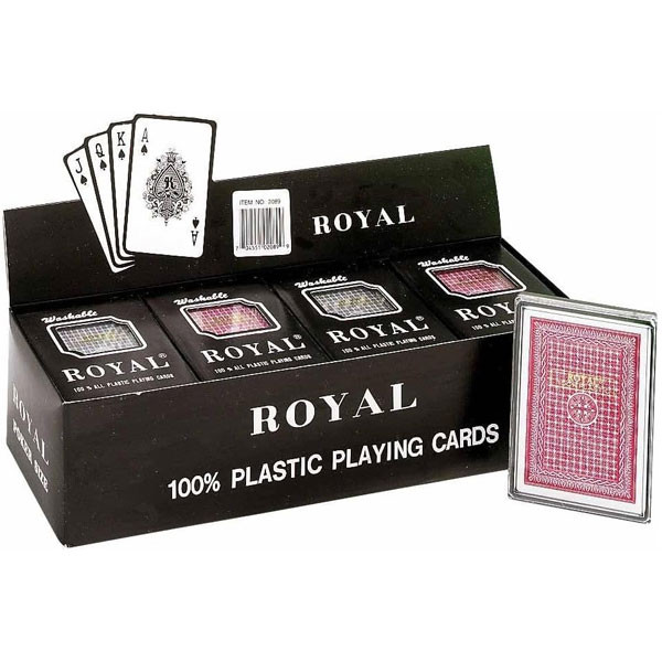 CHH Royal 100% Plastic Poker Size Playing Cards