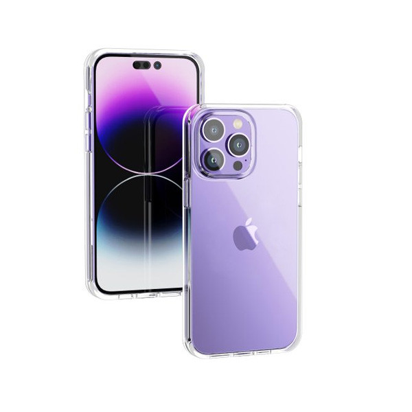 Rockrose Mirror Neo case for iPhone 14 Plus, Transparent, Model No. RRTGIP14APMFR