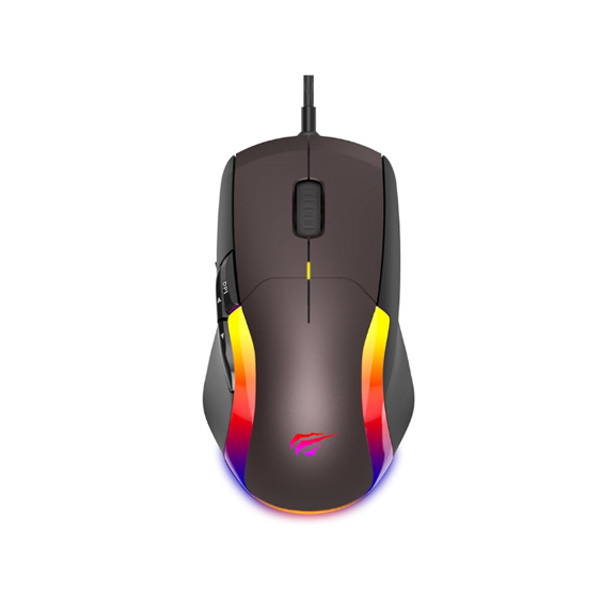 Havit Gaming Mouse, Black + Ochra Color, Model No. MS959S