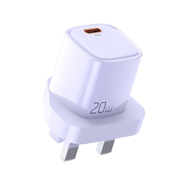 Mcdodo 20W Charger with Type-C to Type-C Cable 1.2m, Purple Color, Model No. CH-4725