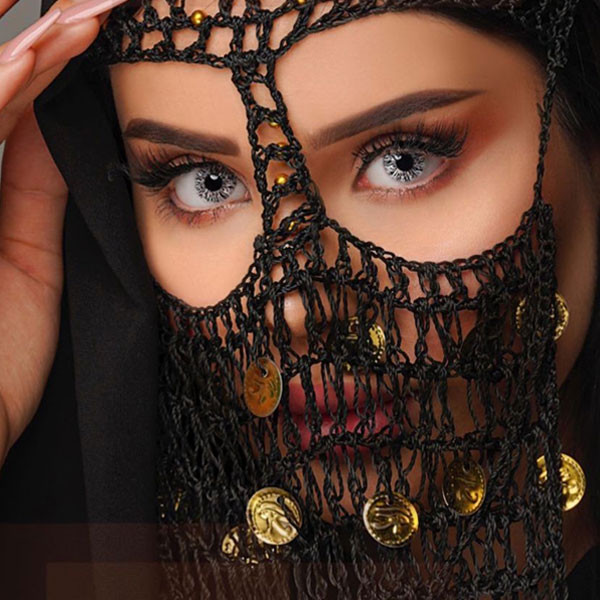 Kuka Beauty Fair Gray Color Contact Lenses Model No. KU 45