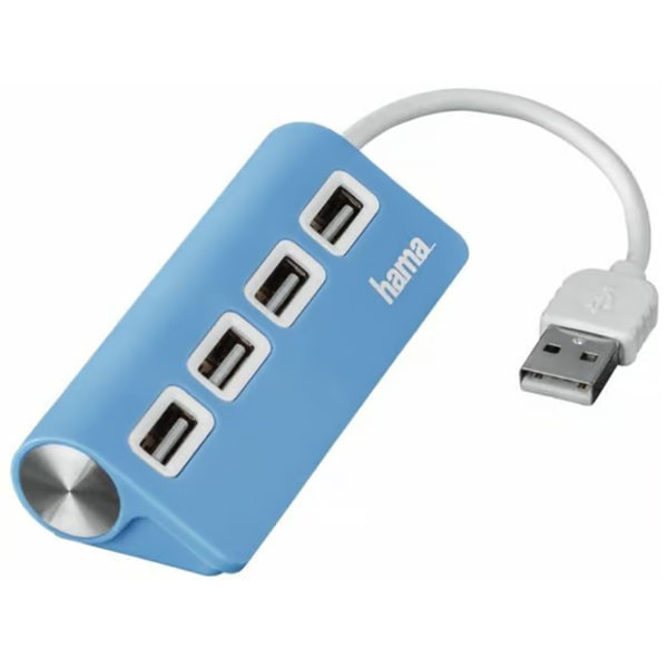 Hama USB Hub 4 Ports Multiport Adapter