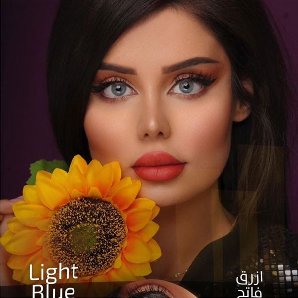 Kuka Beauty Light Blue Color Contact Lenses Model No. KU 41