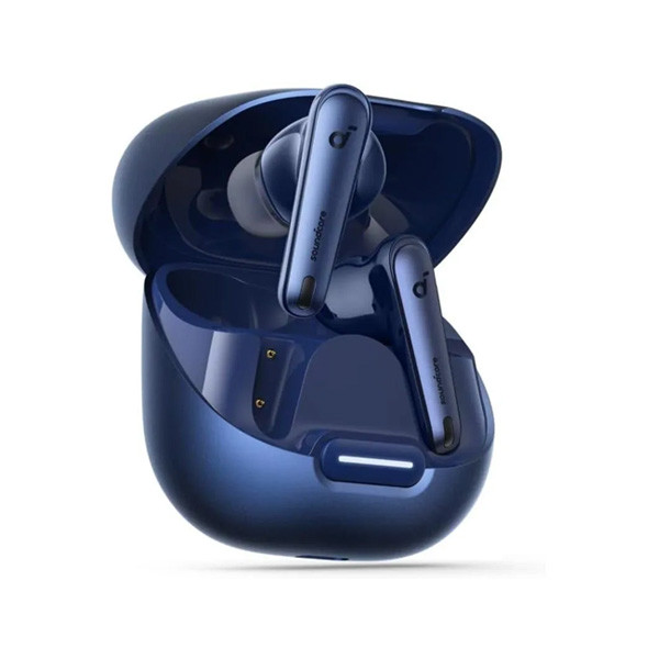 Anker Soundcore Liberty 4 Wireless Earbuds, Bluetooth 5.3, Noise Cancellation, Water Resistant, Navy Blue Color, Model No. A3947H31