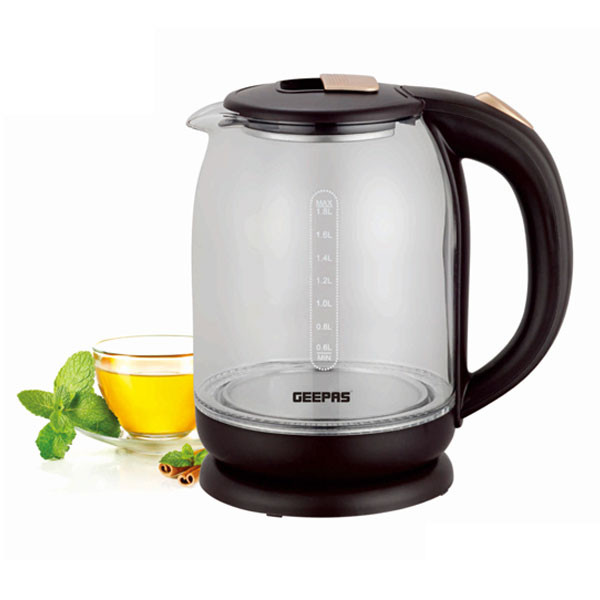 Geepas Electric Glass Kettle 1.7Lt Model No. GK9901