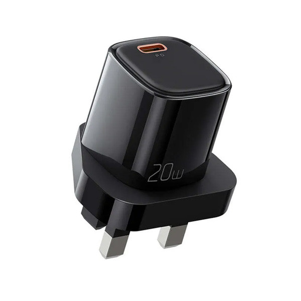 Mcdodo Nano Series 20W PD Charger, UK Plug, Black Color, Model No. CH-401