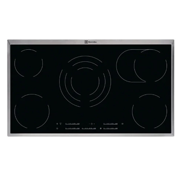 Electrolux 90cm Electric Ceramic Hob Model No. EHF9557XOK