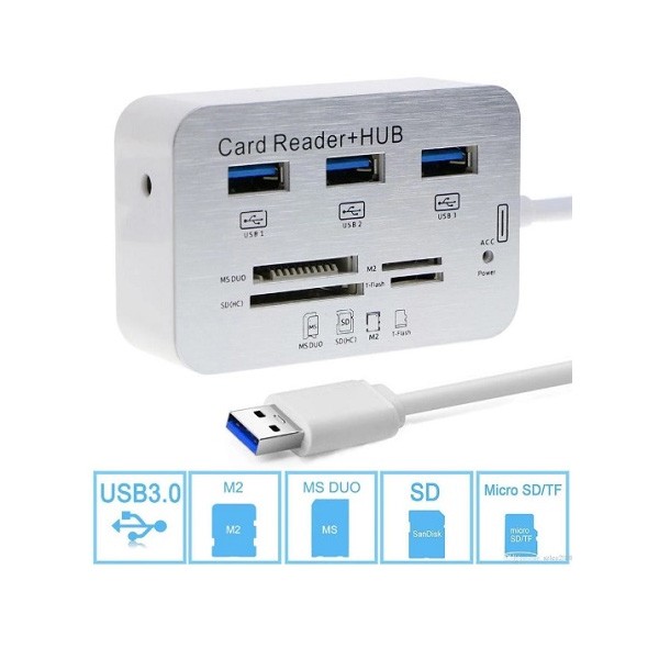 OEM 3.0/3.1 USB Hub Combo MS/ M2/ SD/TF Card Reader