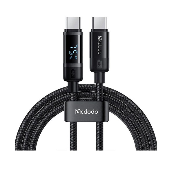 Mcdodo USB-C to USB-C 60W Data Cable, 1.2m, Black Color, Model No. CA-5780