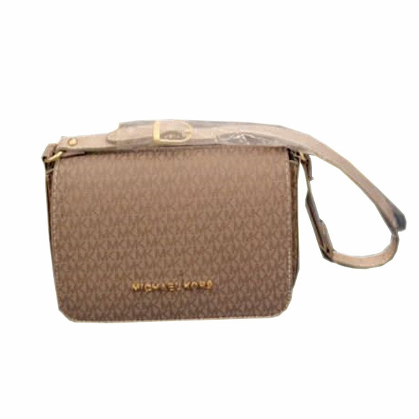 Michael Kors Bag for Women, Beige-Van/Cream Color with Golden Metal Logo of the Brand at the Bottom (Replica)