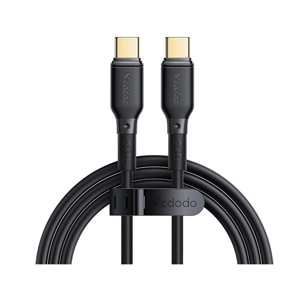 Mcdodo Black Series 240W Type-C to Type-C Data Cable 1.2m, Black Color, Model No. CA-3310