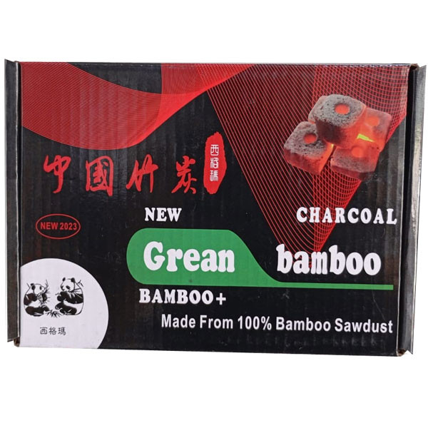 Cream Charcoals Bamboo Briquettes, 100% from Bamboo Sawdust, 36pcs