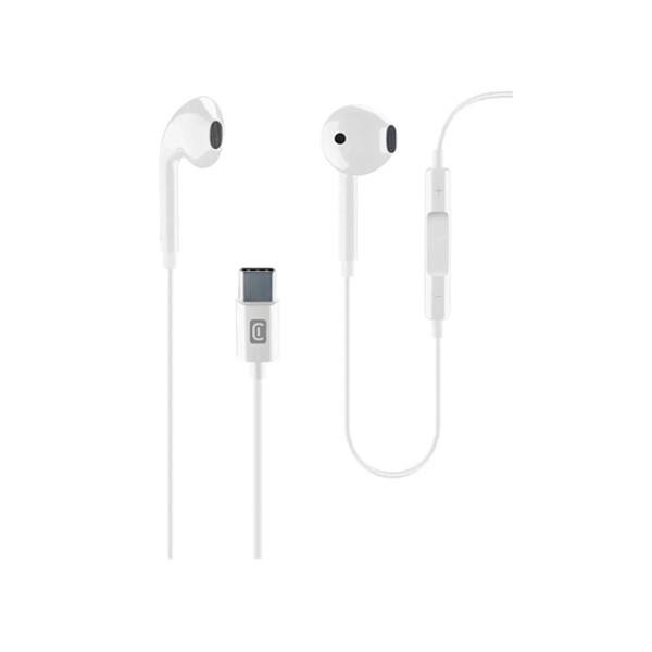 Cellularline Orbit Type-C Earphone Capsule, White Color, Model No. AUORBITTYPECW