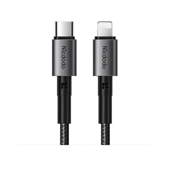 Mcdodo USB-C to Lightning Cable 36W 1.2m, Black Color